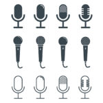 مجموعه وکتور میکروفون کوچک