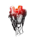 مجموعه وکتور میکروفون طراحی شده