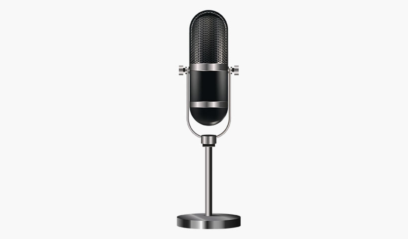 realistic-microphone-illustration فایل لایه باز میکروفون پایه کوتاه