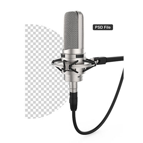 فایل لایه باز میکروفون سیلور