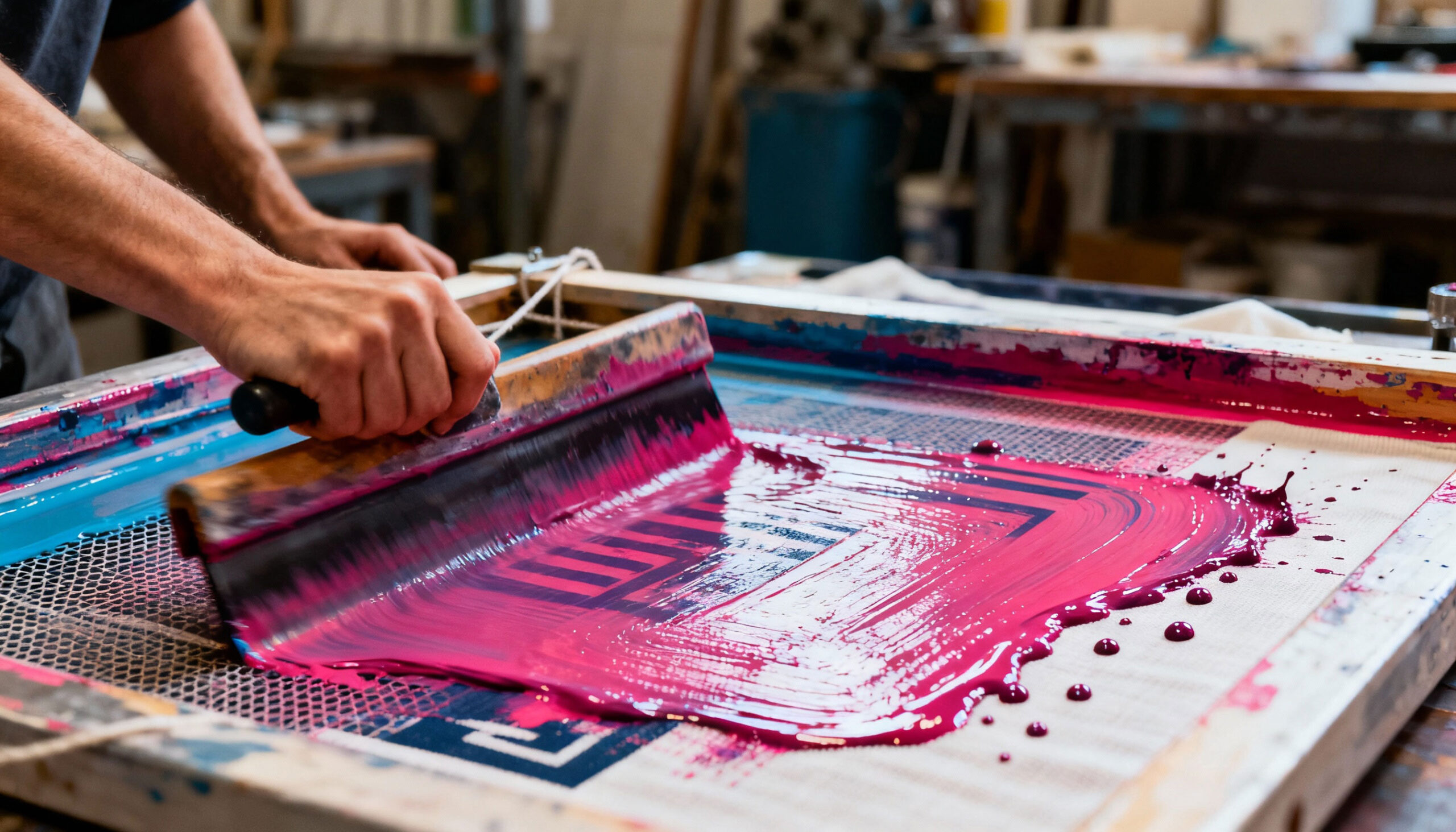 انواع چاپ سیلک اسکرین