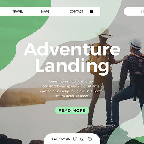 وکتور لندینگ پیج درآمد