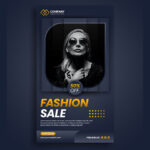 فایل لایه باز استوری اینستاگرام مدل مهر