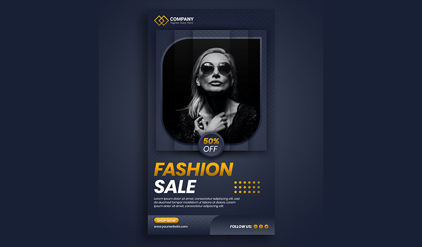 unique-fashion-sale-promotion-instagram-stories-design فایل لایه باز استوری اینستاگرام مدل مهر