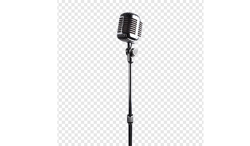 vintage-microphone-stand-classic-recording-studio-icon فایل لایه باز میکروفون پایه بلند