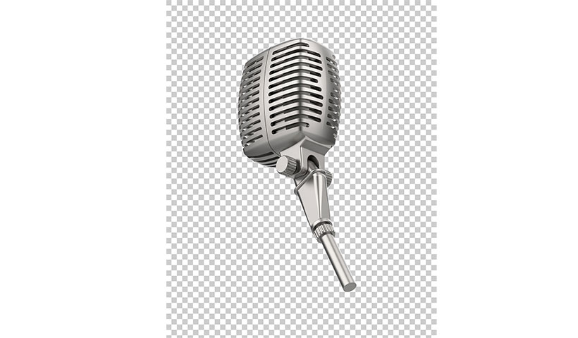 vintage_concert_microphone_transparent_background_3d_rendering_i فایل لایه باز میکروفون شطرنجی