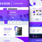 فایل لایه باز صفحه فرود امتحان