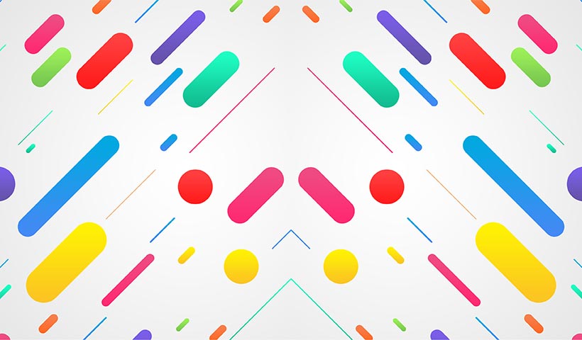 abstract-shapes-white-background فایل لایه باز الگو رنگی