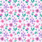 وکتور الگو گل‌ دار