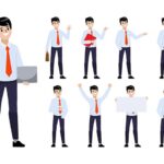 مجموعه وکتور شخصیت کاری