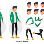 مجموعه وکتور شخصیت انیمیشنی