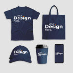 مجموعه فایل لایه باز موکاپ طرح روی لباس