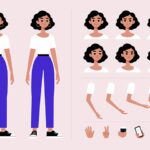 مجموعه وکتور شخصیت کارتونی