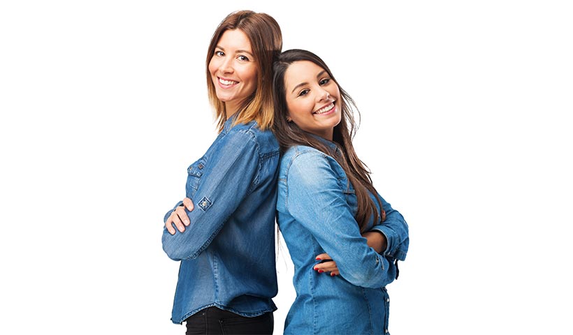 girls-back-back فایل لایه باز شخصیت دخترانه