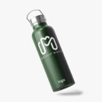 فایل لایه باز موکاپ طرح روی بطری