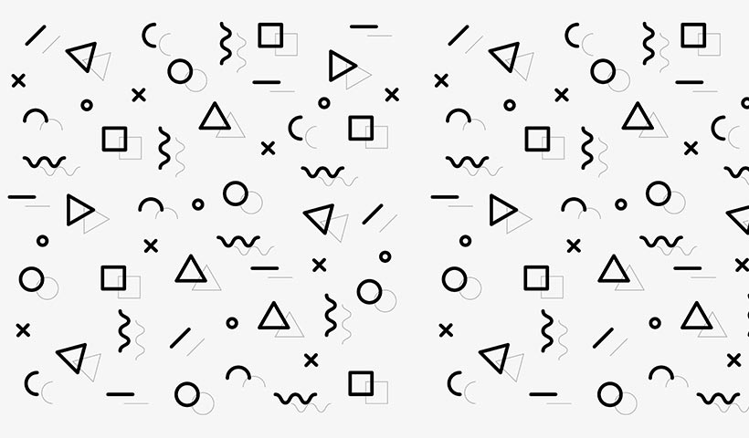 memphis-pattern وکتور الگو شکلی