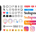 وکتور پست اینستاگرام مدل ابزار