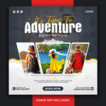 فایل لایه باز پست اینستاگرام مدل پیانو